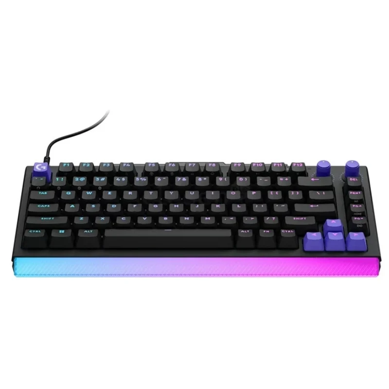 لوحة مفاتيح ألعاب لوجيتك G512 X 75 TMR أنالوج/ميكانيكية سلكية، مفاتيح تكتيكال / باللون الأسود (تخطيط أمريكي)