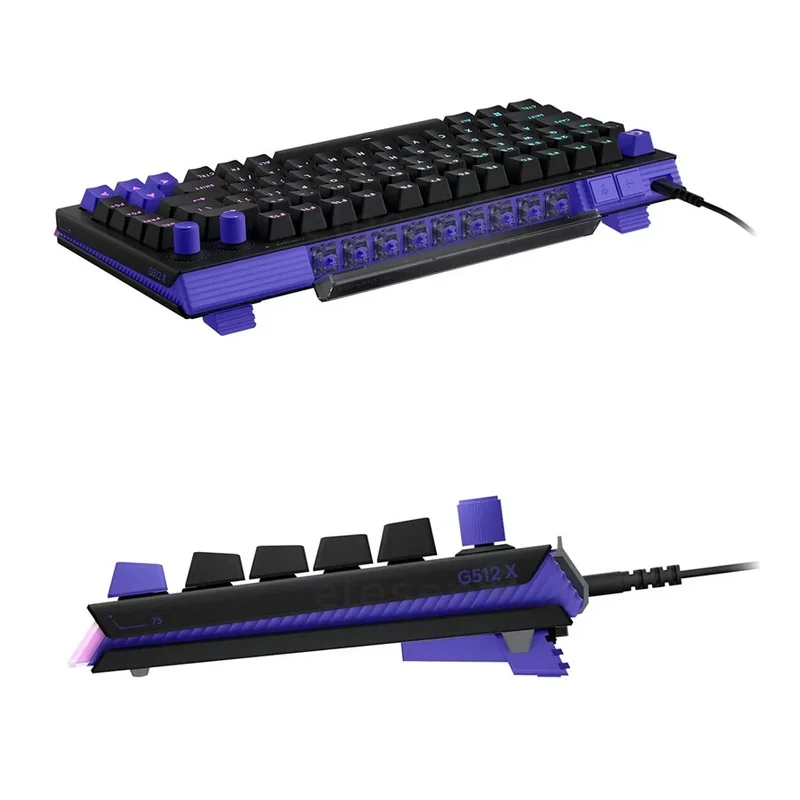 لوحة مفاتيح ألعاب لوجيتك G512 X 75 TMR أنالوج/ميكانيكية سلكية، مفاتيح تكتيكال / باللون الأسود (تخطيط أمريكي)