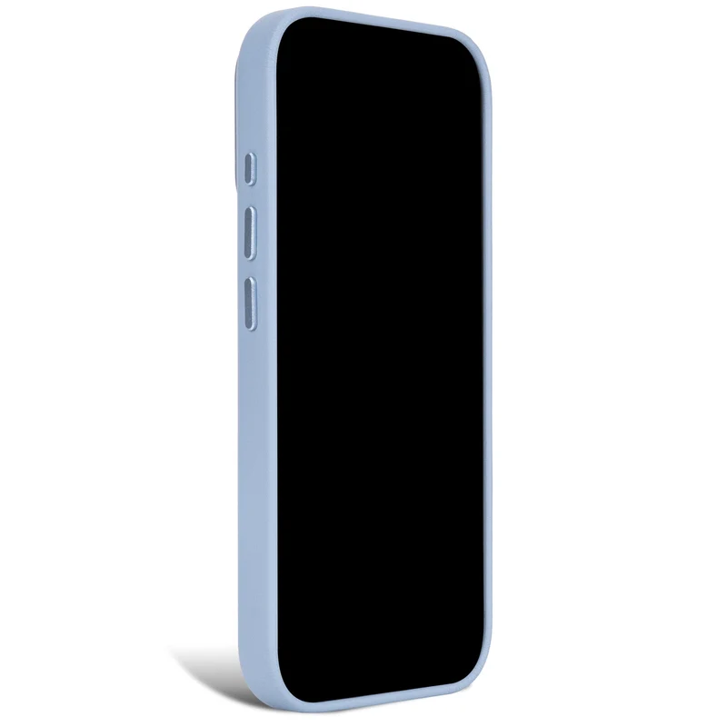 Decoded Leather Backcover Case For Apple iPhone 18 Pro / Apple iPhone 17 Pro - Sky Blue