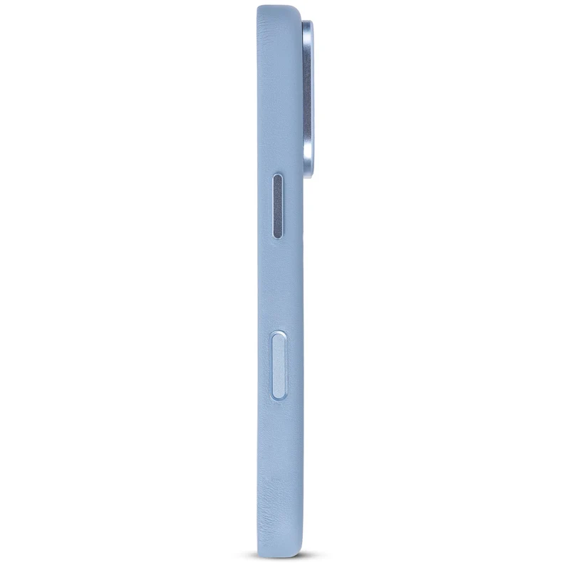Decoded Leather Backcover Case For Apple iPhone 18 Pro / Apple iPhone 17 Pro - Sky Blue