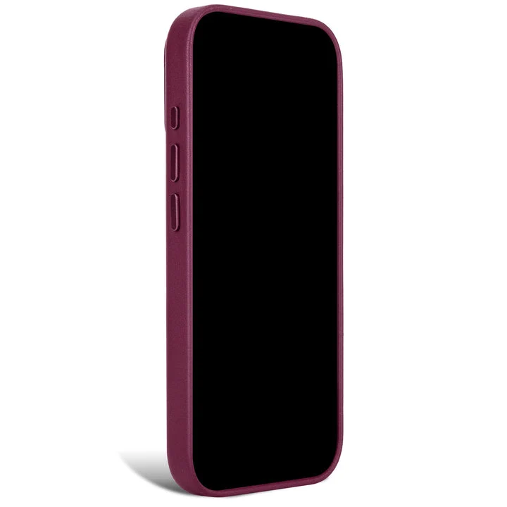 Decoded Leather Backcover Case For Apple iPhone 18 Pro Max / Apple iPhone 17 Pro Max - Aubergine