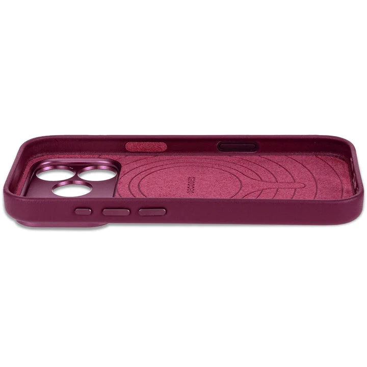 Decoded Leather Backcover Case For Apple iPhone 18 Pro Max / Apple iPhone 17 Pro Max - Aubergine
