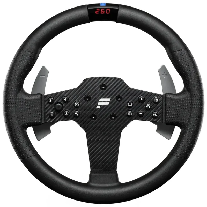 عجلة قيادة لمحاكاة السباقات فاناتيك CSL ‏P1 V2 ‏(QR2 Lite) بشاشة LED للكمبيوتر وبلايستيشن