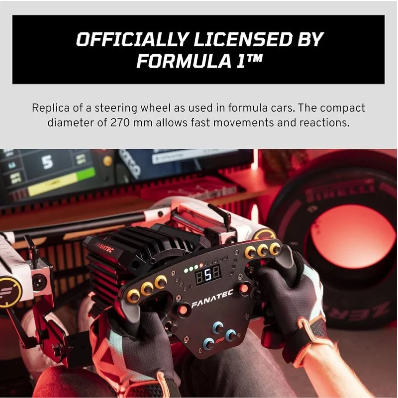 عجلة قيادة فاناتيك F1® إيسبورتس V2 كلوب سبورت للكمبيوتر وبلايستيشن