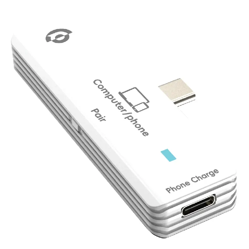 محول عرض لاسلكي باورولوجي إيروما من USB-C إلى HDMI - أبيض