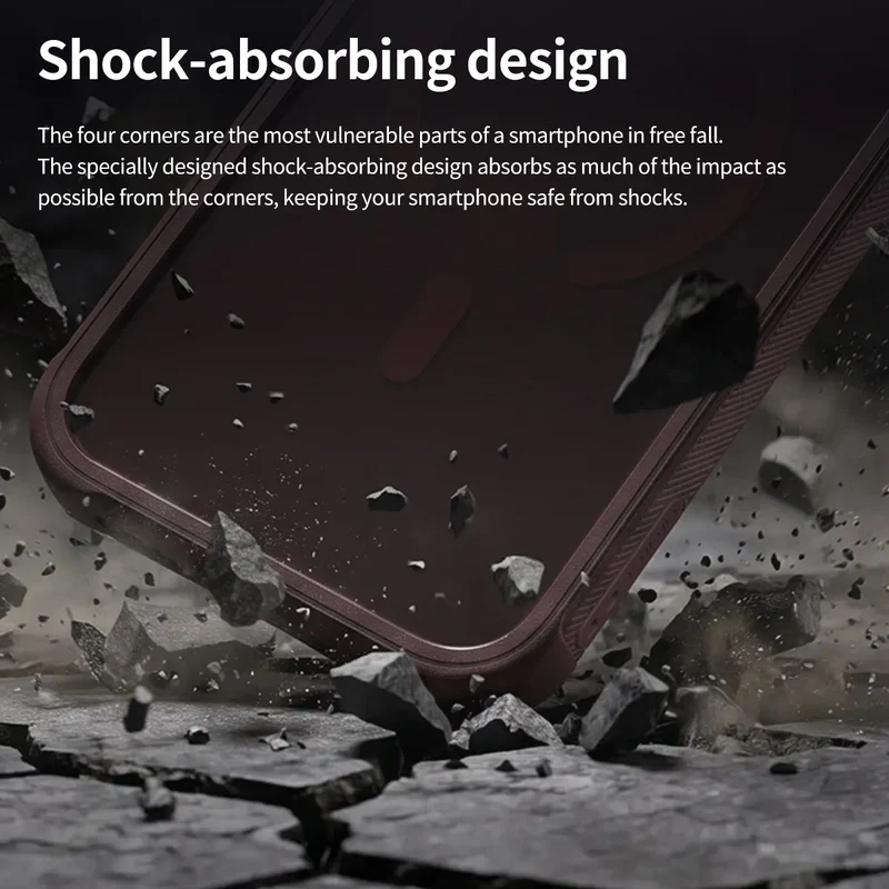 Araree Duple Armor Magsafe Cover for Apple iPhone 18 Pro Max/Apple iPhone 17 Pro Max - Burgundy