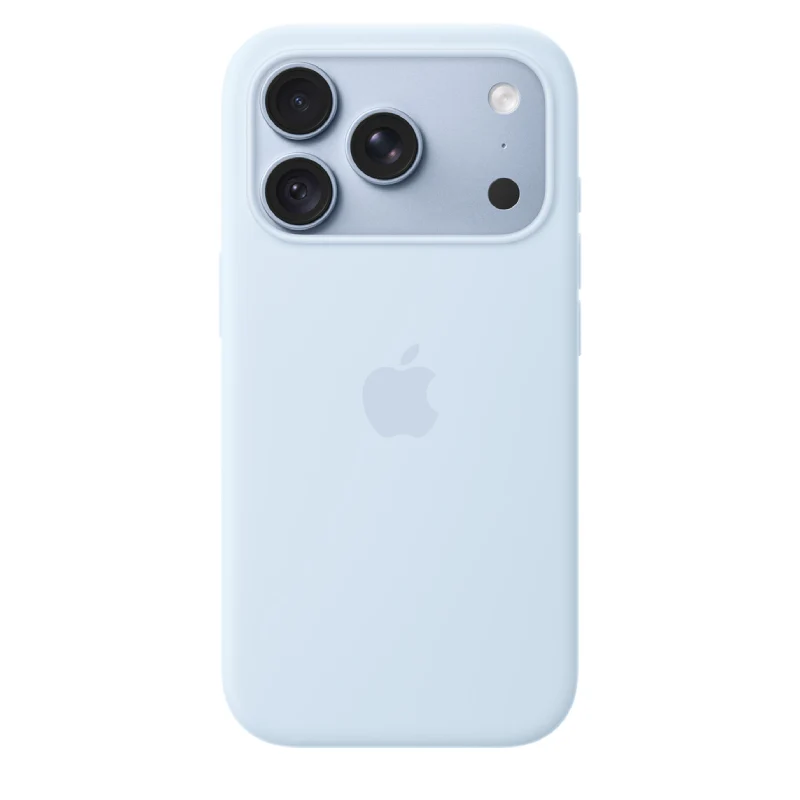 Apple iPhone 18 Pro Silicone MagSafe Case - Crisp Blue