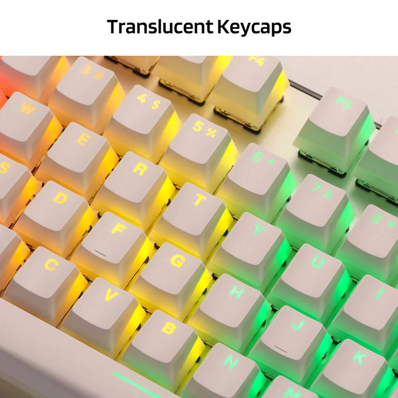 (Only Keycaps) Redragon X LTC 117-Key OEM Profile PBT Double Shot Keycaps Set