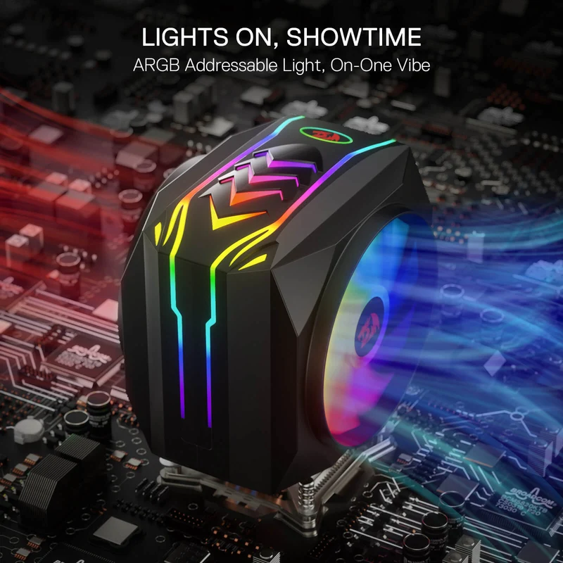 HODUR C219 ARGB Single Tower CPU Air Cooler