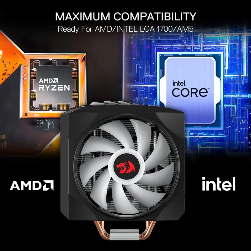 HODUR C219 ARGB Single Tower CPU Air Cooler