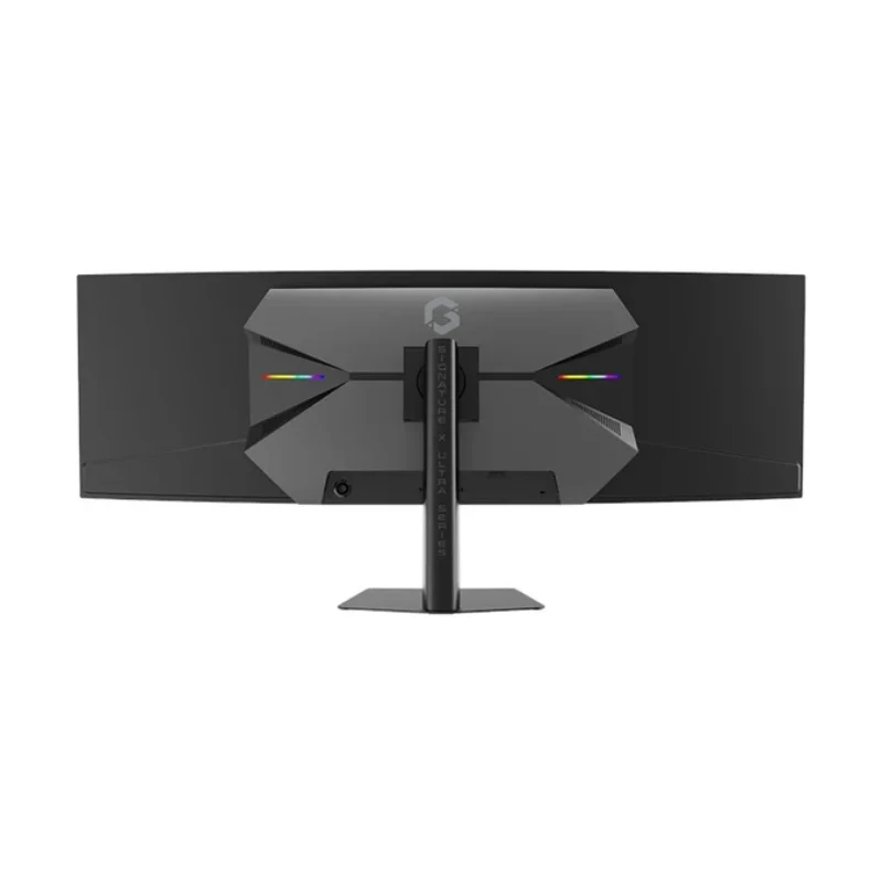 شاشة ألعاب منحنية جيم أون GOM49DQDOLD144 سلسلة سيجنتشر X ألترا - حجم 49 بوصة OLED / زمن استجابة 0.03 مللي ثانية / DisplayPort / HDMI / USB-A / USB-C / منفذ صوت - أسود