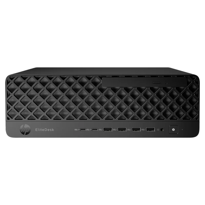كمبيوتر مكتبي إتش بي إيليت ديسك 8 SFF G1i AI PC، معالج ألترا 7 265، ذاكرة وصول عشوائي 16 جيجابايت، قرص حالة صلبة NVMe بسعة 512 جيجابايت، ضمان سنة واحدة، باللون الأسود جاك