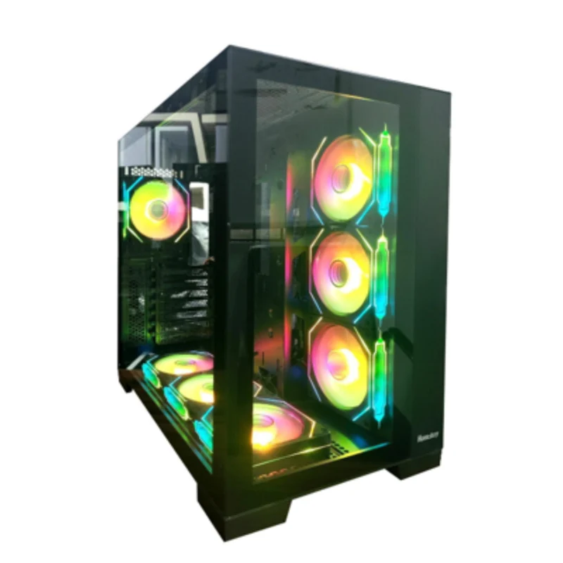 Huntkey Gaming PC - Intel Core i9-14900K / MSI PRO Z790-P WIFI Motherboard / 32GB DDR5 RAM / 2TB (NVMe M.2 SSD) / NVIDIA GeForce RTX 5070 12GB Graphic Card / Win 11 Pro / 750W Power Supply