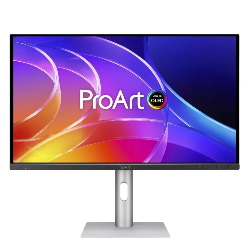 شاشة احترافية أسوس PA279CDV برو آرت ديسبلاي - حجم 27 بوصة OLED / زمن استجابة 0.1 مللي ثانية / 120 هرتز / USB / HDMI 2.1 / DisplayPort 1.4 / ضمان 3 سنوات