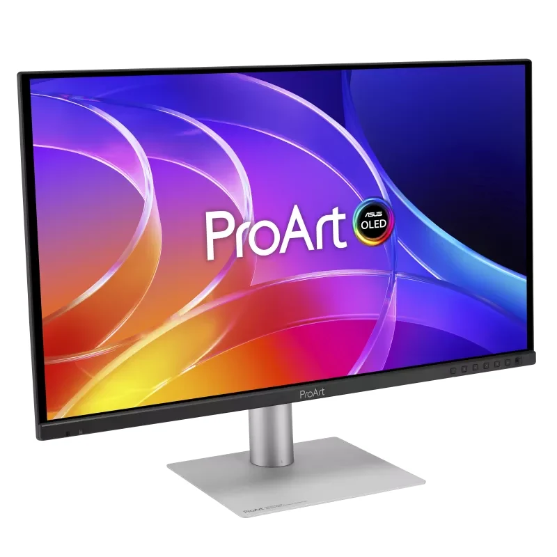 شاشة احترافية أسوس PA279CDV برو آرت ديسبلاي - حجم 27 بوصة OLED / زمن استجابة 0.1 مللي ثانية / 120 هرتز / USB / HDMI 2.1 / DisplayPort 1.4 / ضمان 3 سنوات