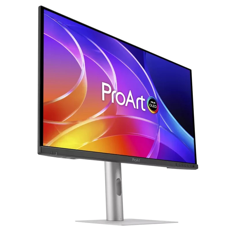 شاشة احترافية أسوس PA279CDV برو آرت ديسبلاي - حجم 27 بوصة OLED / زمن استجابة 0.1 مللي ثانية / 120 هرتز / USB / HDMI 2.1 / DisplayPort 1.4 / ضمان 3 سنوات