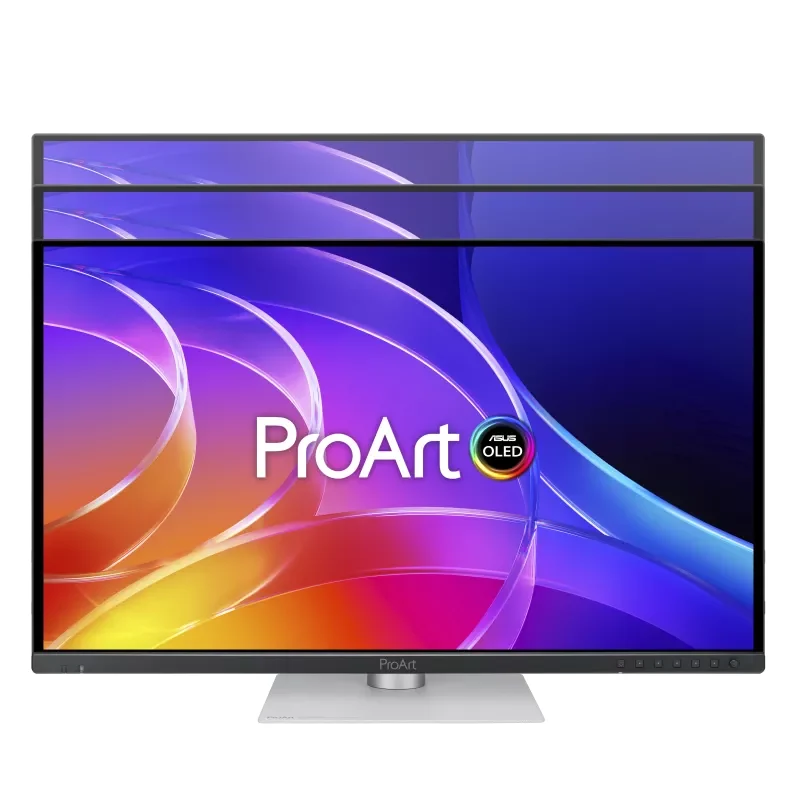 شاشة احترافية أسوس PA279CDV برو آرت ديسبلاي - حجم 27 بوصة OLED / زمن استجابة 0.1 مللي ثانية / 120 هرتز / USB / HDMI 2.1 / DisplayPort 1.4 / ضمان 3 سنوات