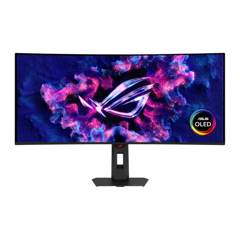 شاشة ألعاب أسوس روج ستريكس XG34WCDMS OLED - حجم 34 بوصة QD-OLED / زمن استجابة 0.03 مللي ثانية / 280 هرتز / HDMI 2.1 / DP 1.4 / USB-C / USB 3.2 جيل 1 Type-A / ضمان 3 سنوات