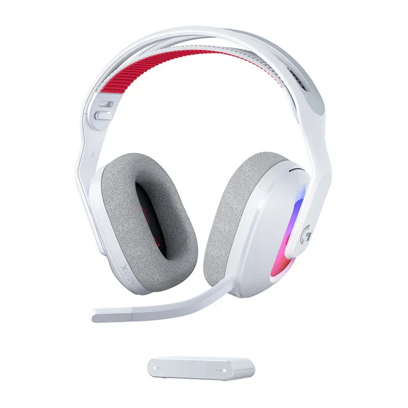 عرض باقة: سماعة ألعاب أسترو A20 X لايت سبيد RGB لاسلكية - بلوتوث / أبيض + لوحة ماوس ألعاب هايبر إكس بالسفاير مات متوسطة - أسود + طقم ألعاب ريدراجون S139 بلوحة مفاتيح ميكانيكية وماوس - أبيض وأزرق