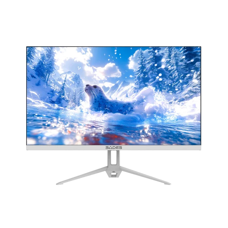 شاشة ألعاب سادس SD-Seal SA-F05F22W - حجم 22 بوصة FHD / زمن استجابة 1 مللي ثانية / تردد 144 هرتز / إتش دي إم آي 2.1 / ديسبلاي بورت 1.4 / أبيض