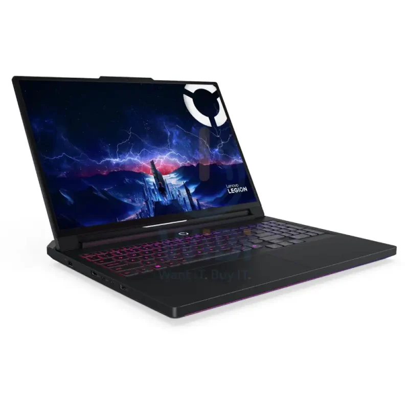 لابتوب لينوفو ليجن / شاشة WQXGA حجم 16 بوصة وتردد 240 هرتز / بطاقة رسومات RTX 5090 سعة 24 جيجابايت / معالج ألترا 9 / ذاكرة 64 جيجابايت / محرك أقراص صلبة NVMe M.2 بسعة 2 تيرابايت / أسود إكليبس
