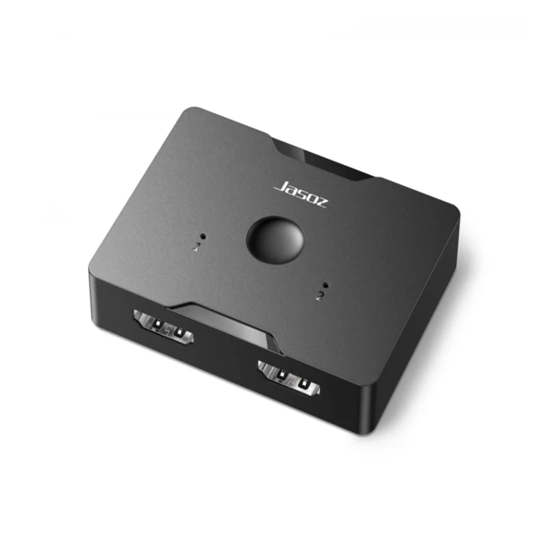 موزع جازوز T-G147 HDMI ثنائي الاتجاه، 4K بتردد 60 هرتز، باللون الأسود
