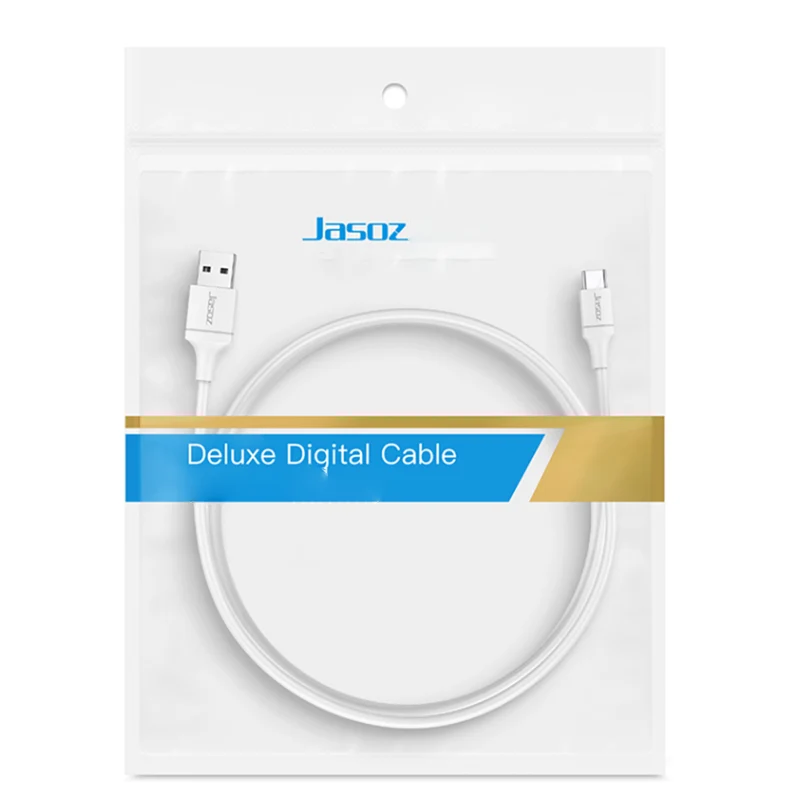 كابل شحن سريع جاسوز T-D189، 6A، بطول 1 متر، USB-A، USB-C، أبيض