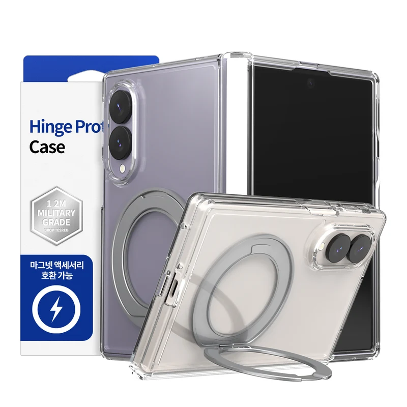 Araree Duple 360 Magsafe Stand Cover For Samsung Galaxy Z Fold 8 - Clear