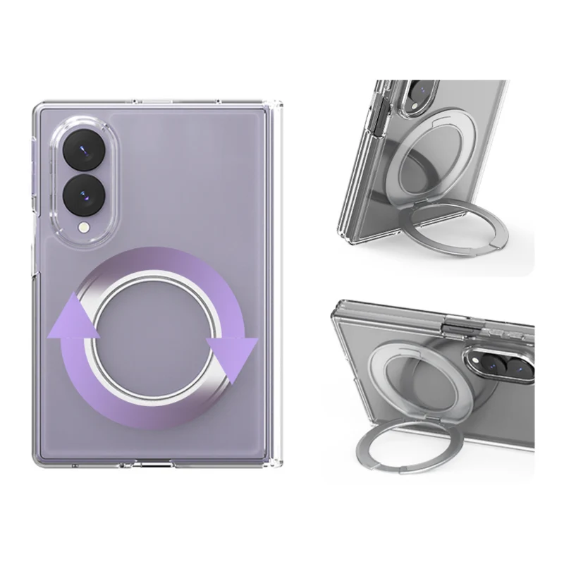 Araree Duple 360 Magsafe Stand Cover For Samsung Galaxy Z Fold 8 - Clear