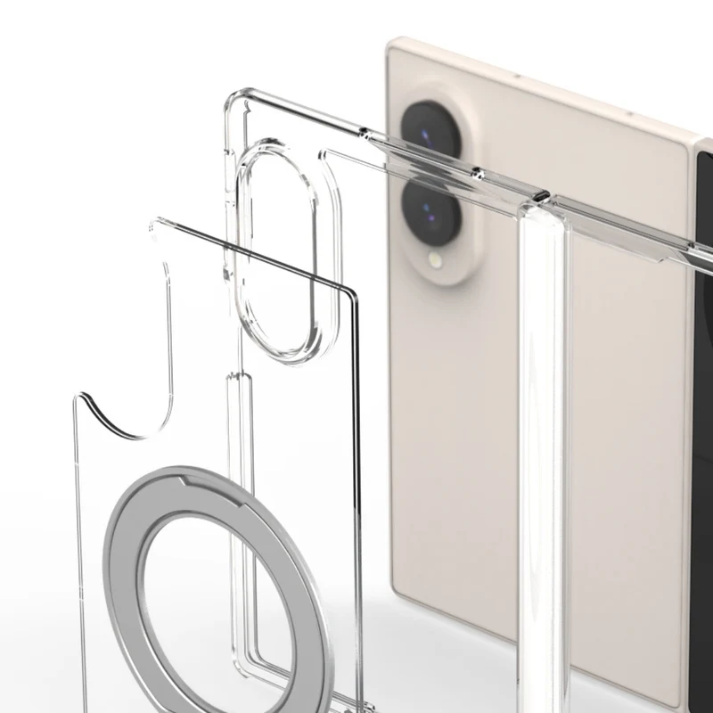 Araree Duple 360 Magsafe Stand Cover For Samsung Galaxy Z Fold 8 - Clear