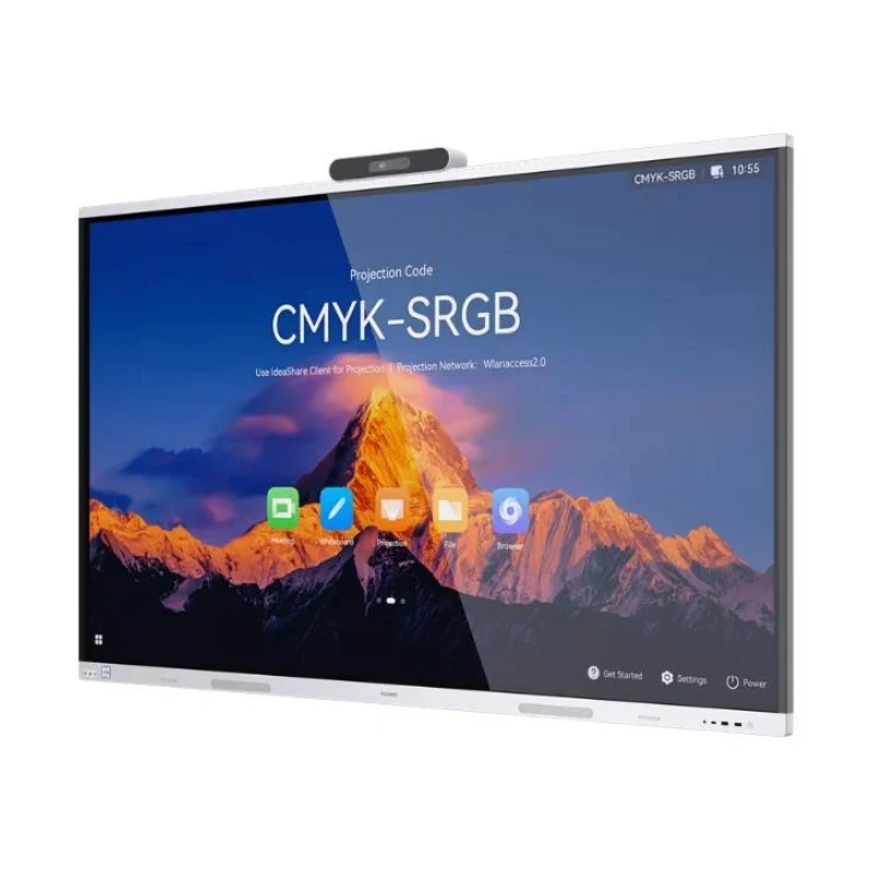 شاشة تعاون هواوي آيديا هب S3 - 8 نواة / 8 جيجابايت / 128 جيجابايت / حجم 65 بوصة 4K UHD / هارموني أو إس