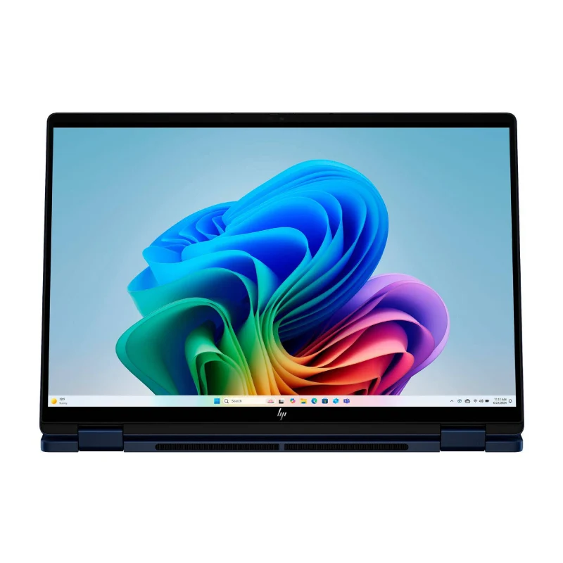 لابتوب إتش بي أومني بوك X فليب الجيل الجديد AI PC، مقاس 14.0 بوصة، بدقة 2K، متعدد اللمس، معالج ألترا 5 226V، ذاكرة وصول عشوائي 16 جيجابايت، قرص حالة صلبة NVMe M.2 بسعة 512 جيجابايت، ويندوز 11 هوم، موديل 14-FM0013DX، مفاتيح إنجليزية، ضمان سنة واحدة