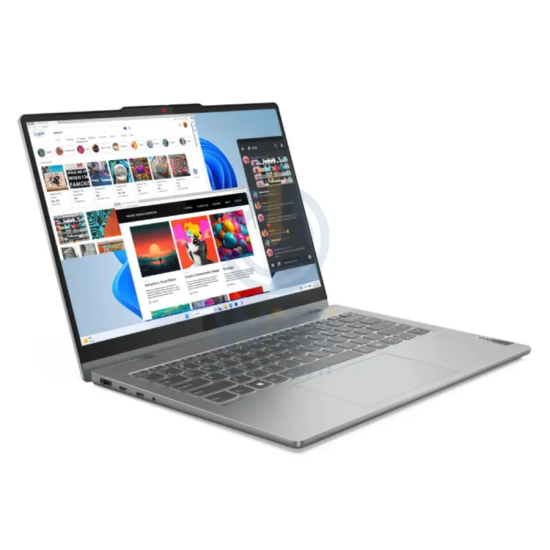 لابتوب قابل للتحويل لينوفو آيديا باد 5 ‏2 في 1 جيل 9 - حجم 14 بوصة WUXGA OLED باللمس / i7 / 16 جيجابايت / 1 تيرابايت (محرك أقراص صلبة SSD بتقنية NVMe M.2) / ويندوز 11 هوم / ضمان سنة / عربي/إنجليزي / رمادي لونا