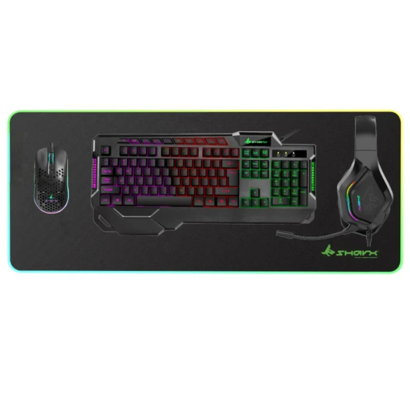Bundle Offer - GPro Gaming PC - i7-14700F / B760 M Motherboard / 16GB DDR4 / 1TB (M.2 SSD) / RTX 5060 8GB / Win 11 Pro / 750W PS + GameOn Gaming Monitor - 27" FHD / Black + SHARX Jaws 4-in-1 Gaming Bundle (Keyboard, Mouse, RGB Gaming Headset, Mouse Pad)