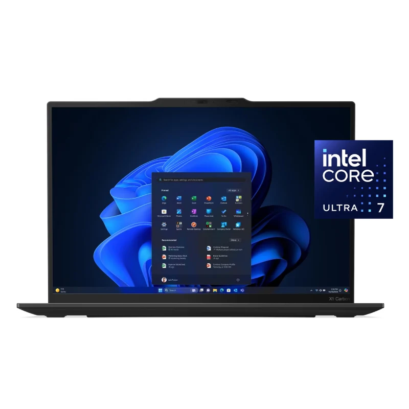 Lenovo ThinkPad X1 Carbon Gen 13 Aura Edition Copilot+ PC - 14" 2.8K (2880x1800) OLED / Ultra 7 258V / 32GB / 2TB (NVMe M.2 SSD) / AI Boost Up to 47 TOPS / Win 11 Pro / 3YW / Arabic/English / Black - Laptop (Open Box)
