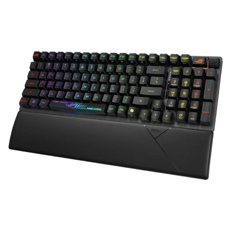 كيبورد ألعاب أسوس X902 سكوب II 96 RX لاسلكي بأزرار ABS عربي - أسود