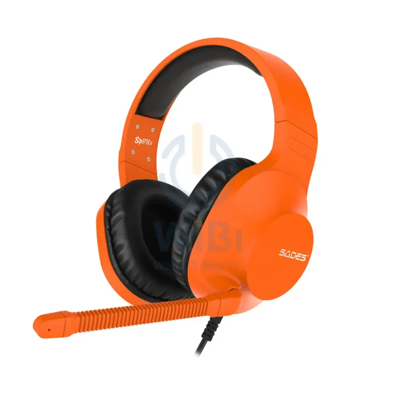 SADES SA-721 Spirits Gaming Headset - Over-Ear / Wired / Orange