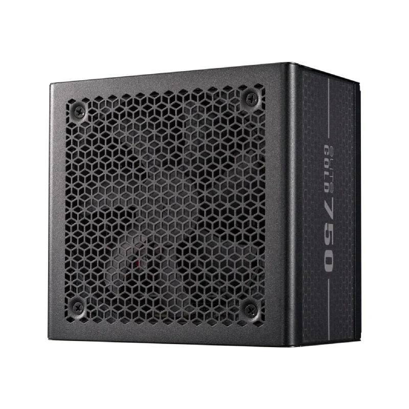 مزود طاقة كولر ماستر إليت جولد 750 واط 80 PLUS Gold معياري ATX 3.1 - أسود