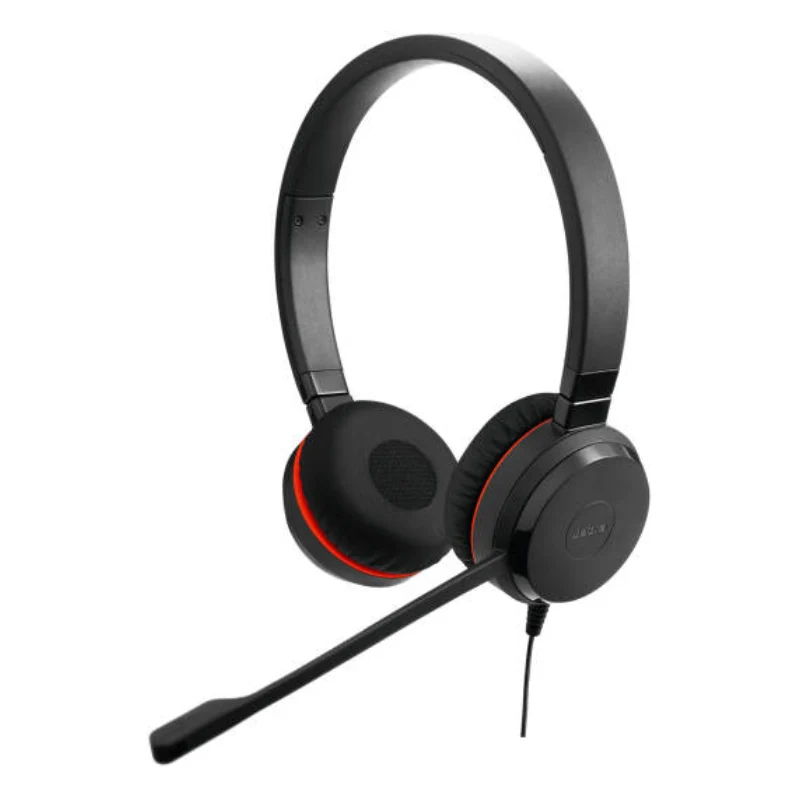 سماعة رأس جابرا إيفولف 20SE MS ستيريو سلكية - USB-C وUSB-A / أسود