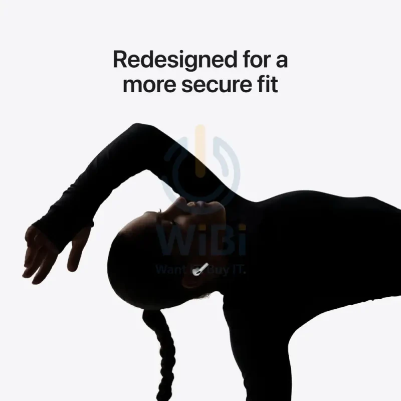 سماعات أذن آبل إيربودز برو 3 مع حافظة شحن ماج سيف، بلوتوث، يو إس بي-C، باللون الأبيض + حافظة تعليق يونيك فيرين لآبل إيربودز برو 3، بلون جمر الغروب، عرض باقة