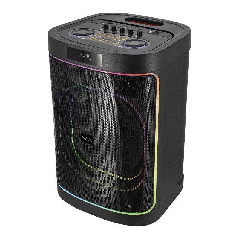 Pawa Aura Beat Party Speaker With Wireless Microphone - Black
