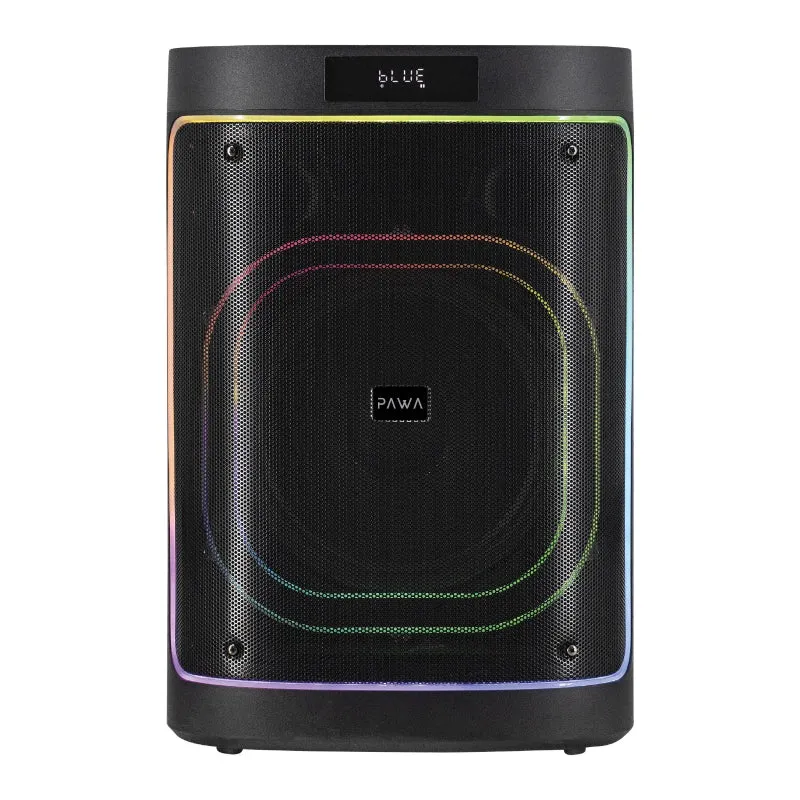 Pawa Aura Beat Party Speaker With Wireless Microphone - Black