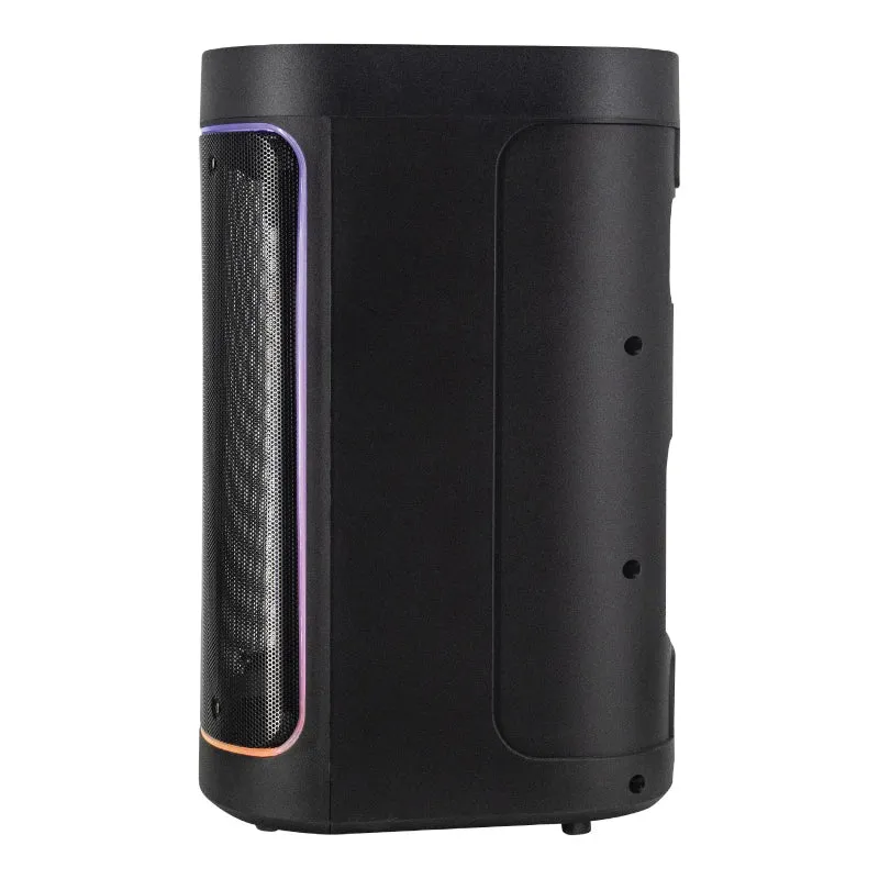 Pawa Aura Beat Party Speaker With Wireless Microphone - Black