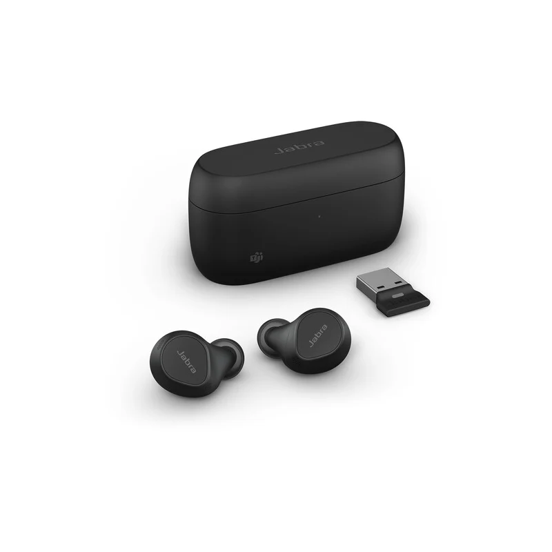 سماعات أذن جابرا إيفولف2 بودز USB-A UC، مع محول بلوتوث USB-A