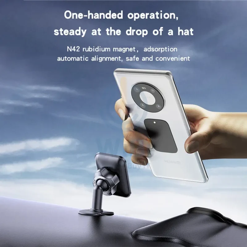Yesido C204 Magsafe Wave Bendable Magnetic Phone Holder - Black