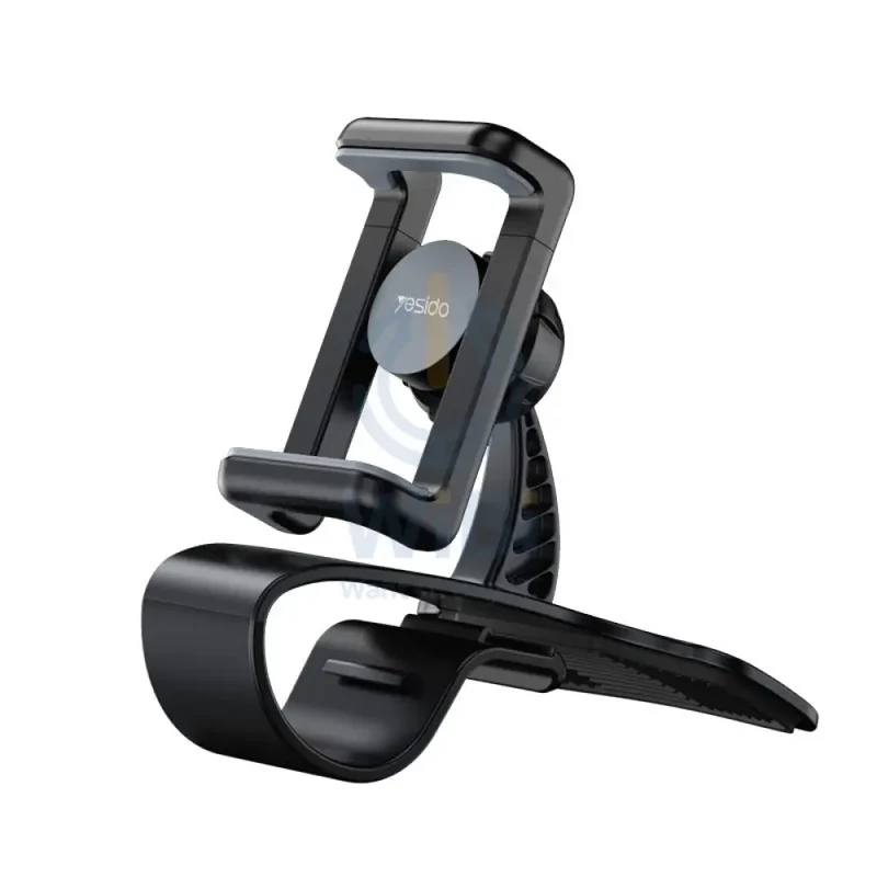Yesido C103 Dashboard Spring Clip Phone Holder - Black