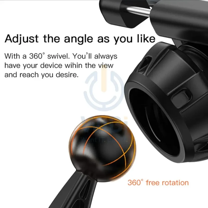 Yesido C103 Dashboard Spring Clip Phone Holder - Black