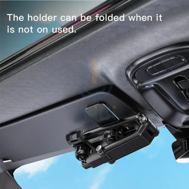 Yesido C194 Sun Visor Universal Mobile Holder - Black