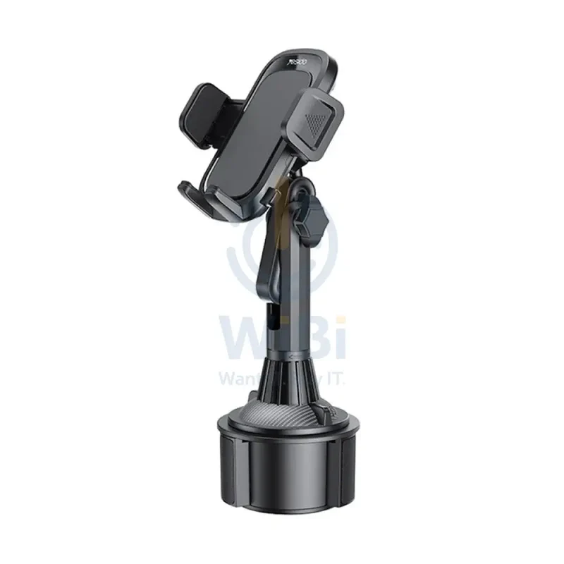 Yesido C195 Car Cup Hole Spring Clip Phone Holder - Black