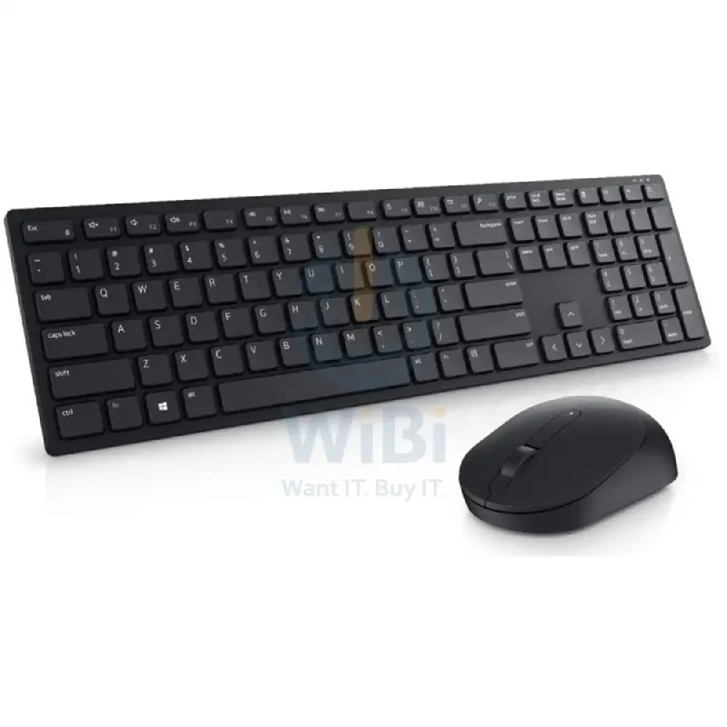 Dell KM5221W Pro Wireless Keyboard and Mouse - 2.40GHz / Wireless / Black / Arabic/English Keys - Keyboard & Mouse Combo